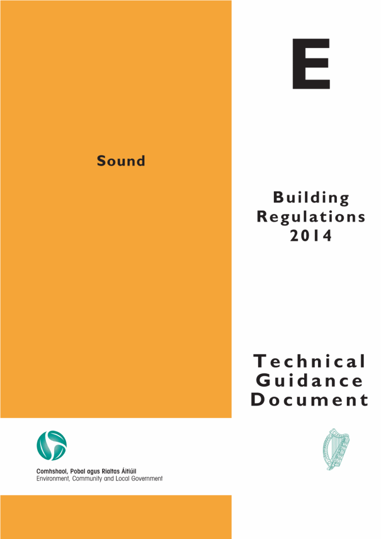 Technical Guidance Document E | TGD E Amplitude Acoustics